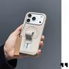 3D Corrugated Stripe Luggage Leather Holder Phone Case For IPhone 17 Pro Max 16 15 14 13 For Magsafe Anti-drop Protection Cover