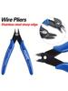 5-Inch Flush Metal Side Cutter Precision Shear Mini Nose Cutting Plier Electrical Wire Cutters Snips Pliers Tool Mini Cutters-