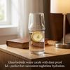 Bedside Water Carafe Set 550/600ML Milk Beverage Tea Cup with Cup Heat Resistant Glass Nightstand Pitcher for Guest RoomBathroom