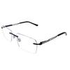 RSINC RimLess frame/eyeglass/Spectacle, Optical, Metal & Plastic For Men And Women, Titex Blue Blue 224803 54-17-140 | IB 21 | N1