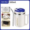Cold Water Drinks Tumbler Tea Milk Cup 304 Stainless Steel Coffee Mug With Spoon Double Wall Thermal Stainless Steel