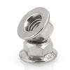 304 Stainless Steel Hex Flange Lock Nut - Sizes M3 to M16