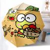 1pc Keroro Frog Acorn Basket: Automatic Opening/Closing Umbrella with Portable Folding Design, 8-Bone Iron Frame, Outdoor, Ideal Gift for Fans, Travel