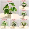 Realistic Simulation Green Plant Bonsai Elegant False Tropical Plants  Home Garden