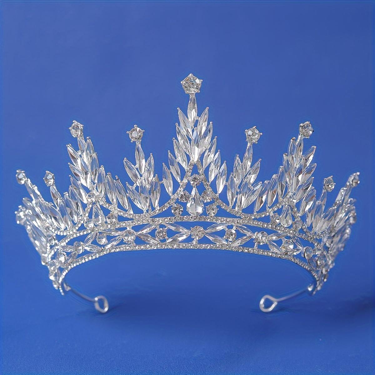 

Baroque Wedding Headband Crystal Bridal Crowns and Tiaras Hair Jewelry Accessories Women Rhinestone Headwears Queen Diadems