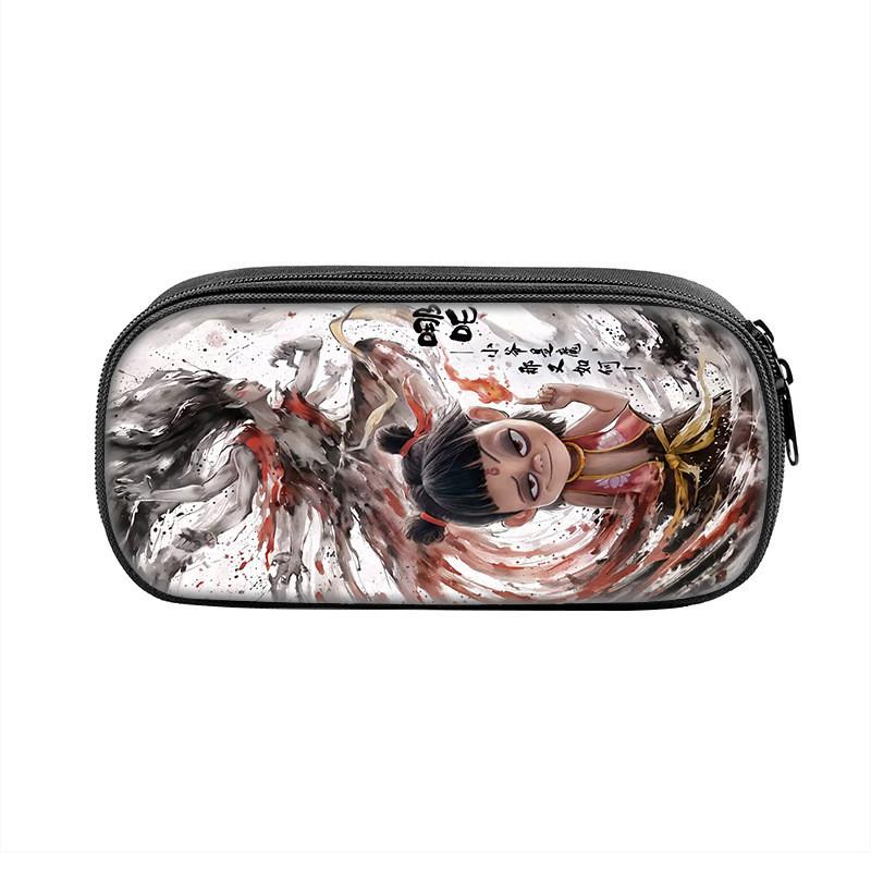 Nezha Birth Of The Demon Child Pencil Case For Kids Compact Storage With Cartoon Design
