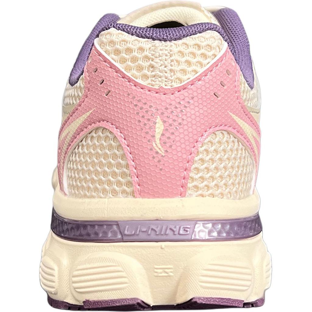Li Ning Kids Sports Lifestyle Comfortable Versatile Non-Slip Shock Absorbing Low-Top Casual Shoes Kids Casual Shoes Light-Pink YKCV096-2