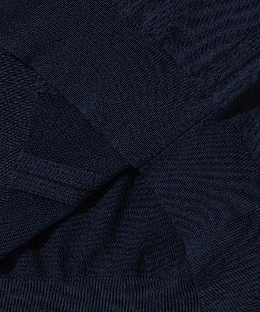 OUTSTANDING Hs Stripe Crew Neck Knit_Navy