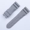 22mm 24mm 26mm Quality Soft Nature Silicone Rubber Watchband Black Blue Gray Green Red For Panerai Strap Waterproof Wristband
