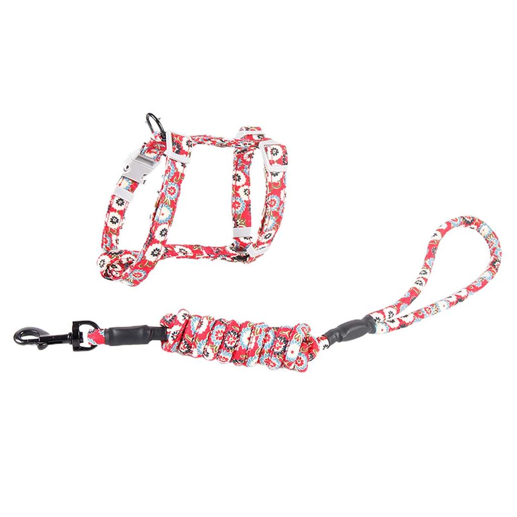 Cat Harness and Leash for Walking, Traction Rope Easy Control Adjustable Kitty Cats