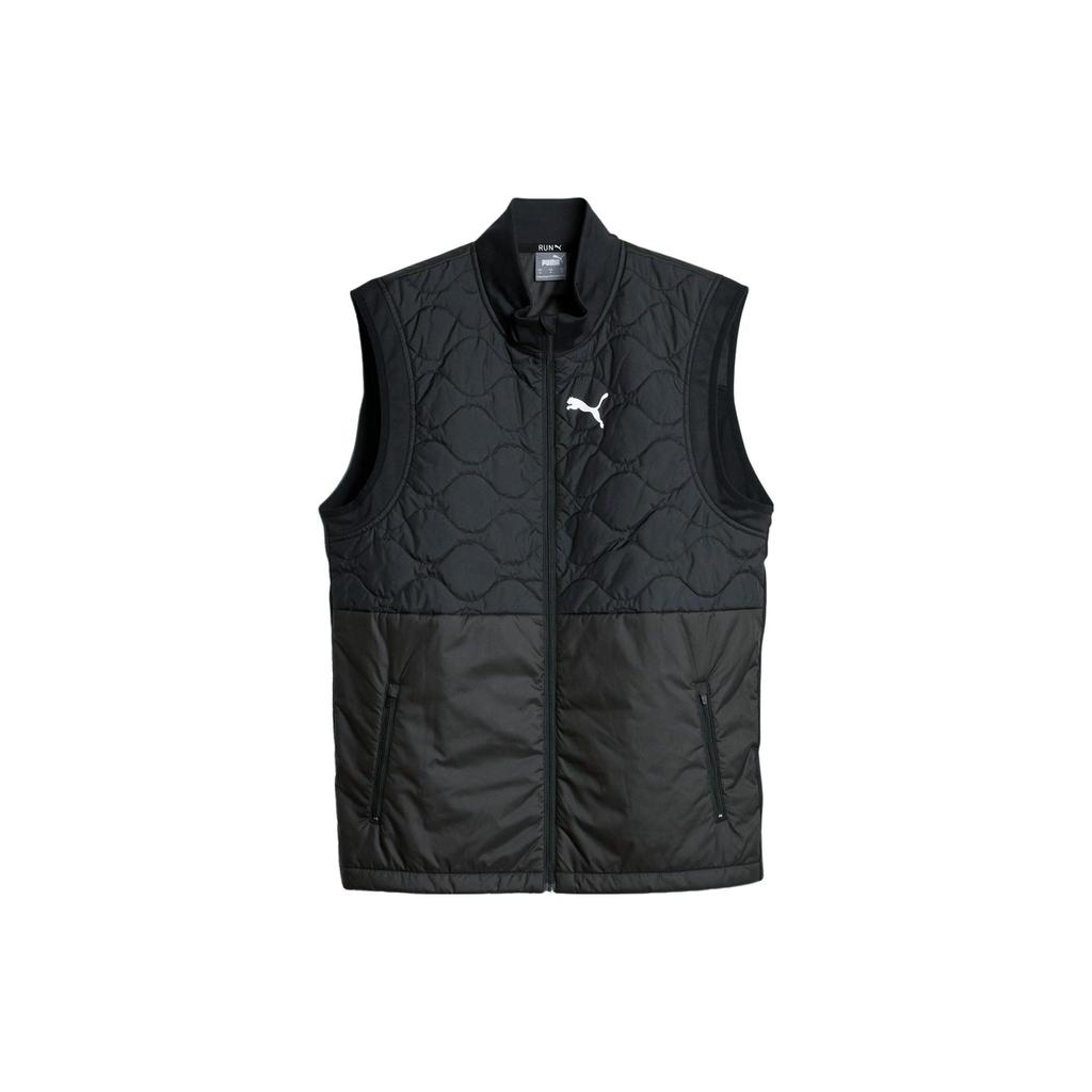 Puma Run Cloudspun Warm Label Padded Vest Men Vests Black 524616-01