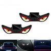 Solar Powered Car Neon Light Wireless Cool DEMON EYE Led Ambient Light Suction Cup USB Rechargeable Atmosphere Breathing Lamp