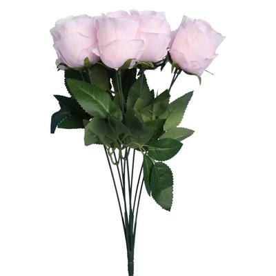 Bouquet of 9 ROSES 45 CM, Light Pink