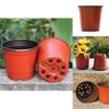 And Lightweight 10/50/100pcs Double Color Plastic Plants Nursery Pot For Seedlings**