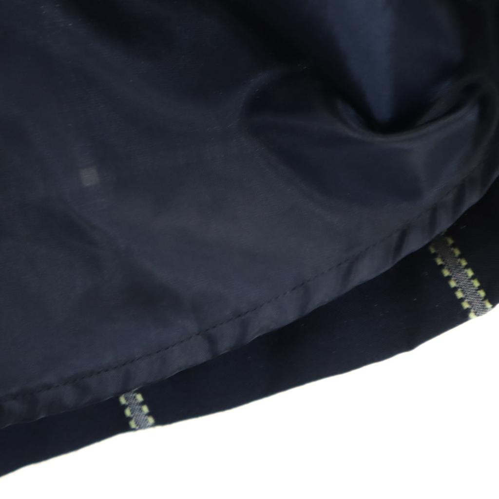 BLUE LABEL CRESTBRIDGE Check Pattern Midi Length Skirt 36 Navy Women Used