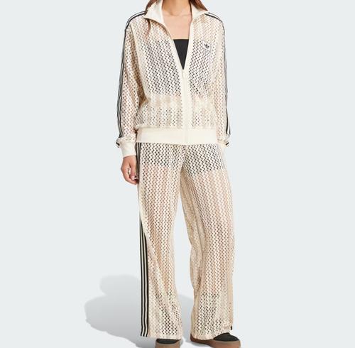 adidas Originals Summer Glow Firebird Track Top KC0749 Women's White
