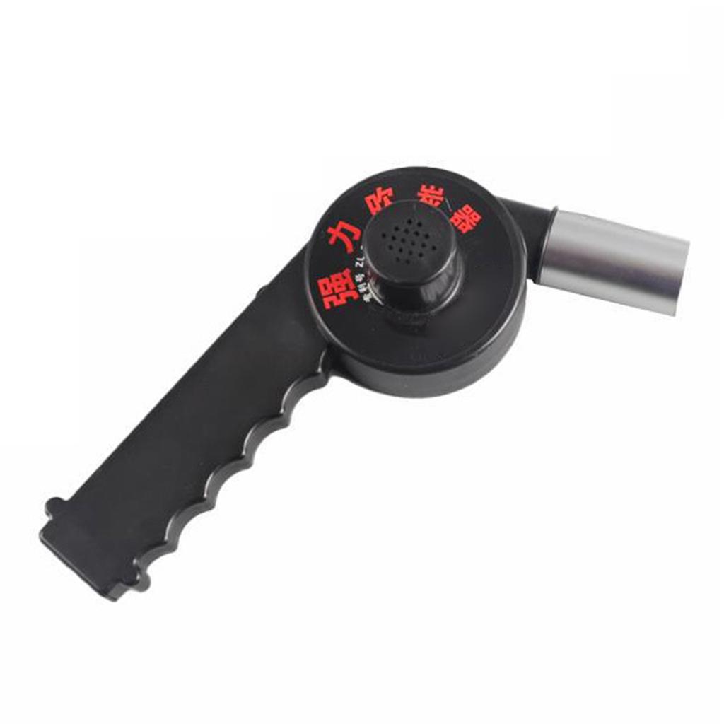 Outdoor Cooking BBQ Fan Air Blower For Barbecue Fire Bellows Hand Crank Tool Camping Handheld Cooking Fan