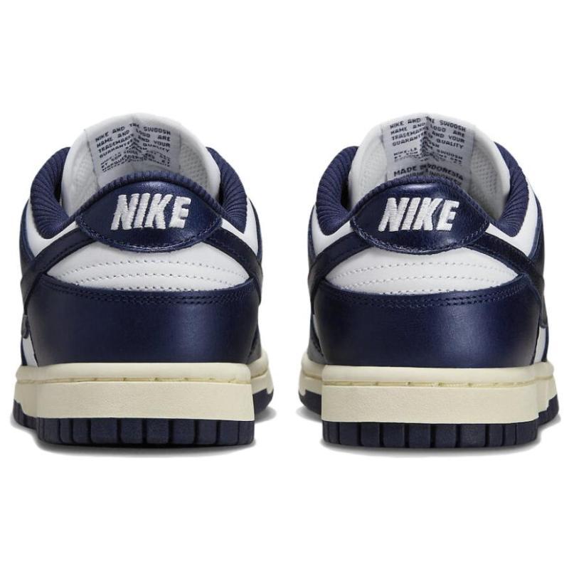 Nike Dunk Low 'Midnight Navy White' Women's Skate Shoes Sneakers FN7197-100