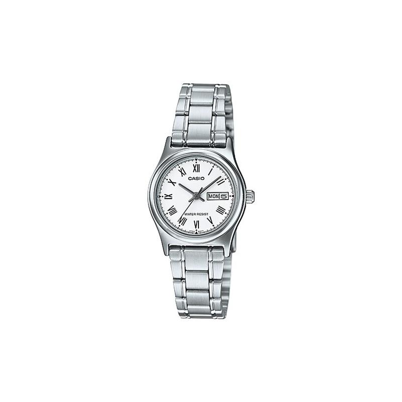 

Casio STANDARD Series Retro Small Round Watch Simple Waterproof Quartz Movement Stainless Steel Strap Japanese and Korean Watch LTP-V006D-7B серебряный