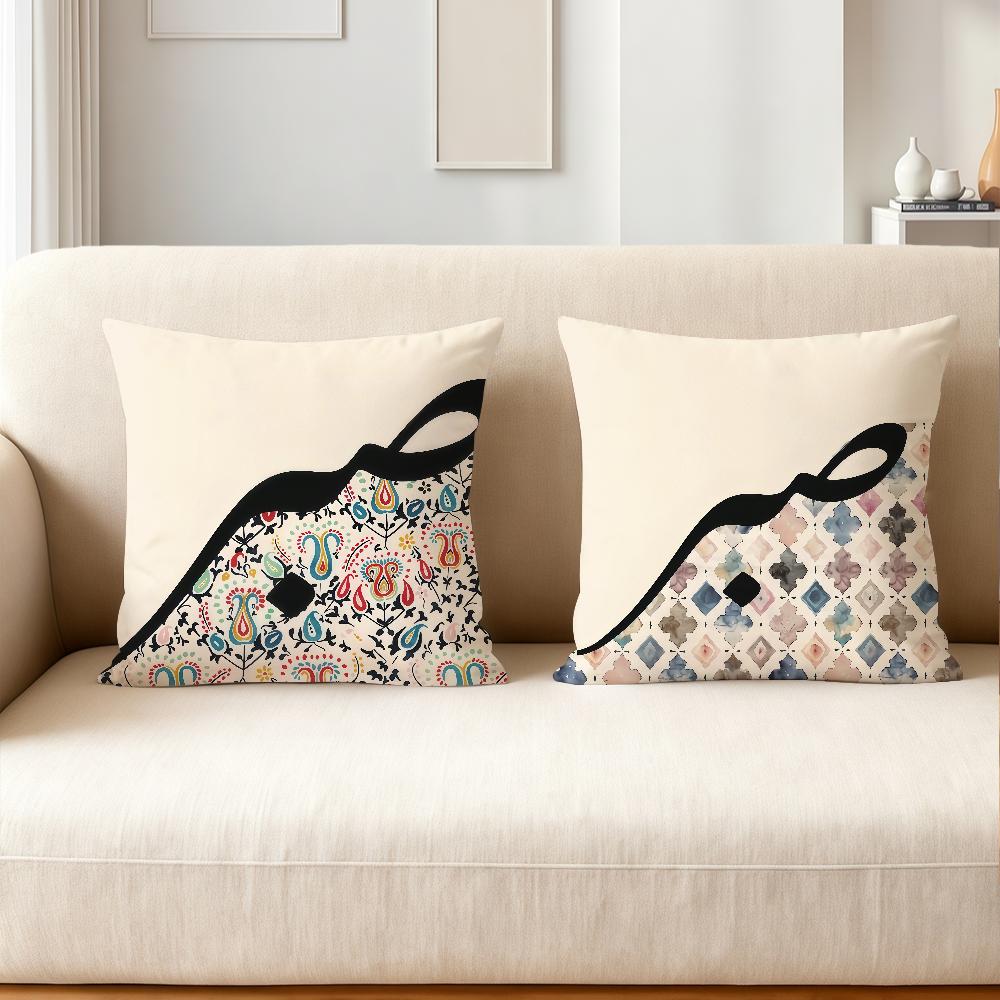 Arabic Sabr Pillow Case Applicable Space For Guest Rooms Interiors Cars Office House Decoration