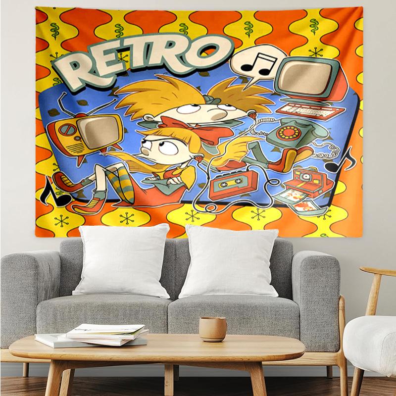 Friendship Laughter Arnold Quick-Dry Tapestry Hanging for Bedroom,Livingroom, Playroom,Decor Art Room Wall Tapestry Holiday and Birthday Gifts