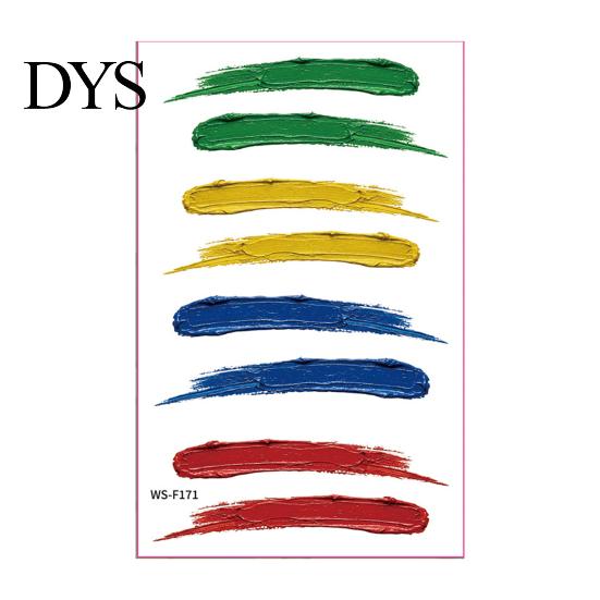 Tattoo Stickers Waterproof Sweatproof Temporary Tattoos for Club Decals Events Parties Football Fans Makeup Face