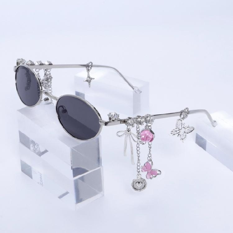 Popular Plain Glasses for Eye Fatigue Reduce with Oval Frame 2000s Cool Eyewears