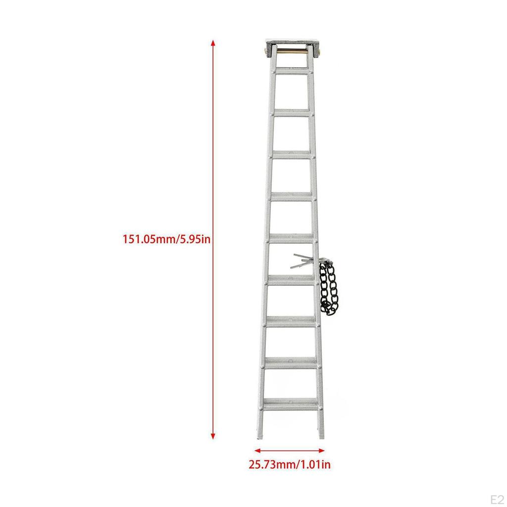 1/10 RC Car Accessory Mini Folding Ladder Model Decorative Decoration Realistic