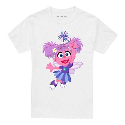 Sesame Street Unisex Adult Furry Friends Forever! Abby Cadabby T-Shirt