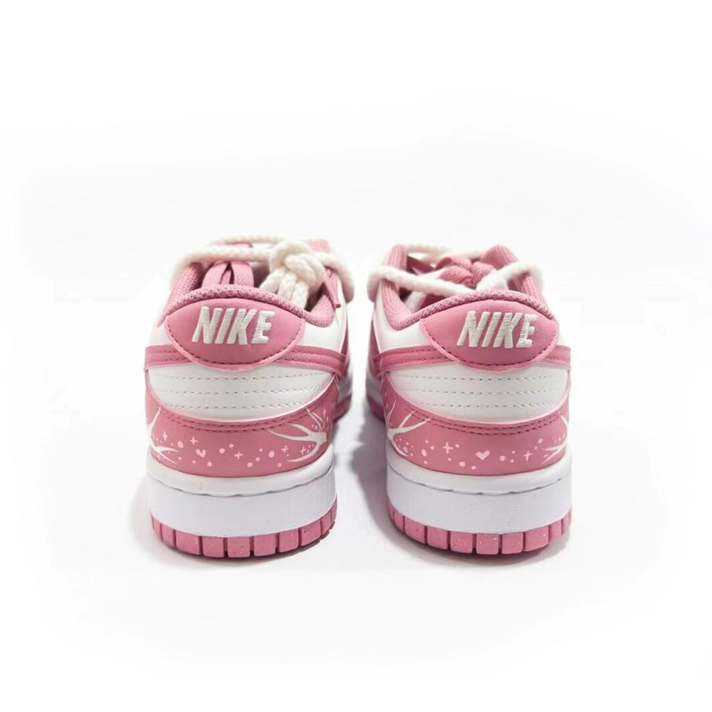 Nike X FENYUGUIYAN Dunk LOW Next Nature Cuero Resistente a la Abrasión Antideslizante Caña Baja Zapatos de Skate Unisex DD1873-112(Equipo2124-)