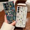 Little Flower Pattern Phone Case For Samsung Galaxy S26 S25 S24 S23 Ultra S22 Plus S24 S21 FE S25 Edge Clear Silicone Soft Cover