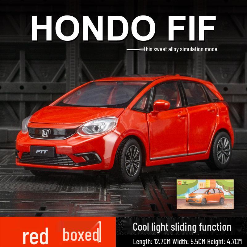 

Honda Fit SUV Модель автомобиля из сплава со звуком и светом - Игрушка, подарок, украшение, коллекция