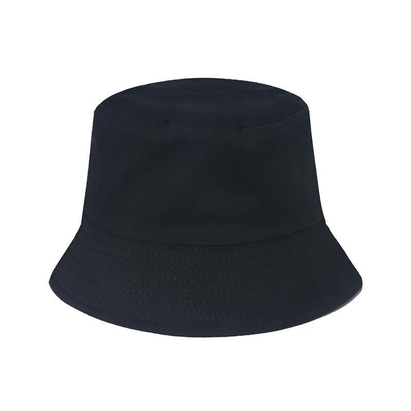 

Versatile Style Hat Minimalist Solid Color Womens Sunshade Hats Fishermans Black