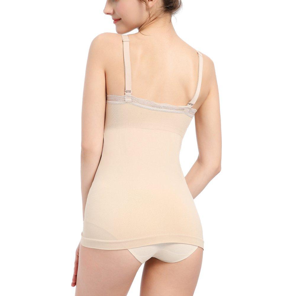 Women Lace Nursing Vest Bra Breastfeeding Seamless Open Buttoning Maternity Underwear with Adjustable Shoulder Straps