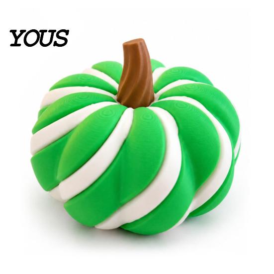 Desktop Sensory Toys for Adults 3D Printed Spiral Pumpkin Fidget Toy, Decompression Hand Spinner, Creative Toy Anxiety Desk Stress Relief And