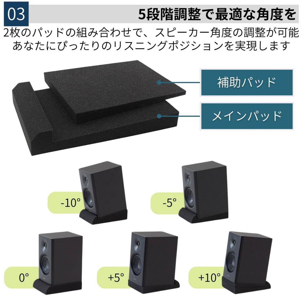 So Speaker Urethane Soundproofing and Speaker Stand X 17 X 4 I'm Happy! Sound-absorbing Foam, Vibration-damping Mat, Sponge, 2-pack (30 Cm)