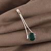 Green Onyx Gemstone 925 Sterling Silver Handmade Jewelry Designer Pendant 1.79" For Women PP-69-23