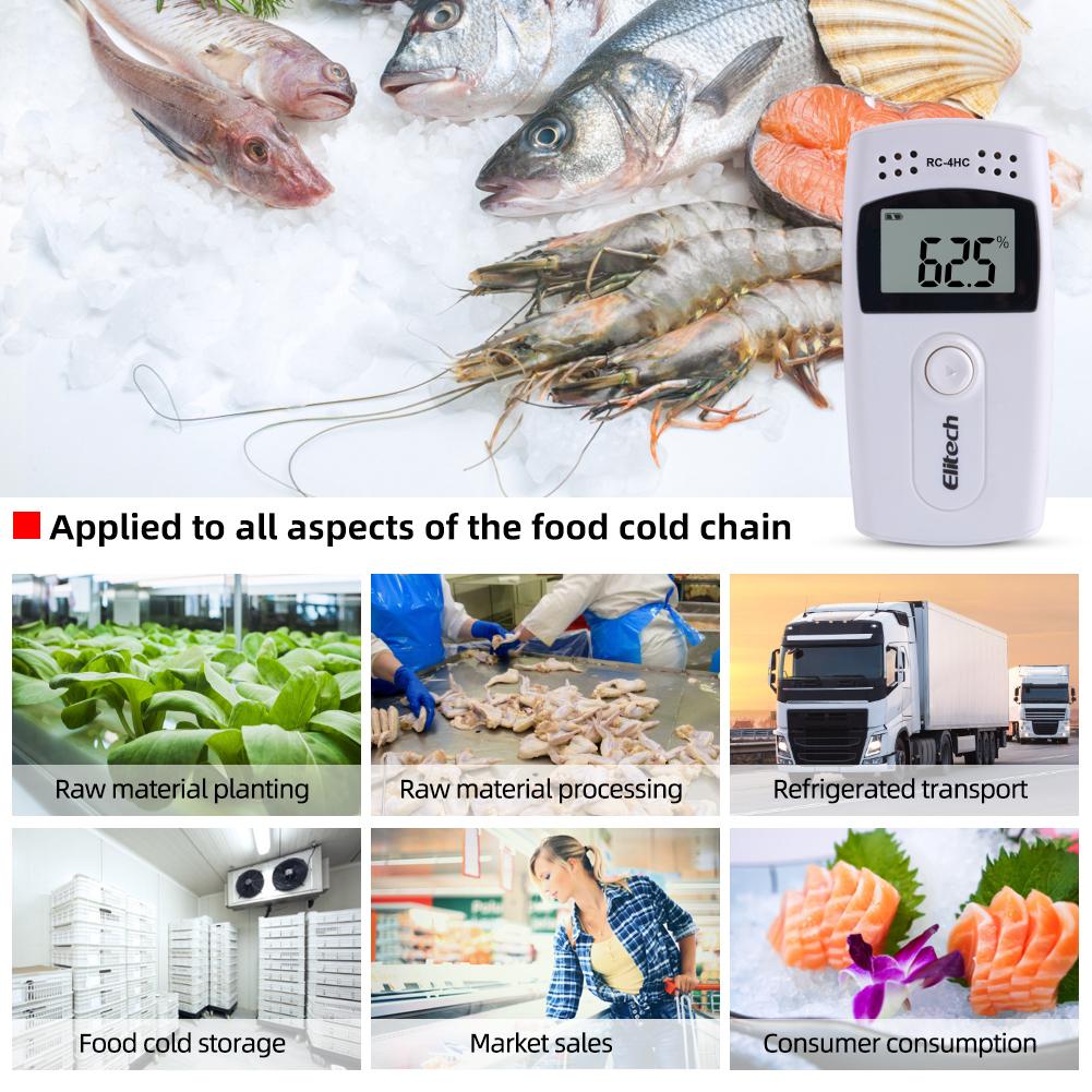RC-4HC Temperature&Humidity Data Logger With USB Connection External Probe High Precision Sensor And Automatic Report Generation