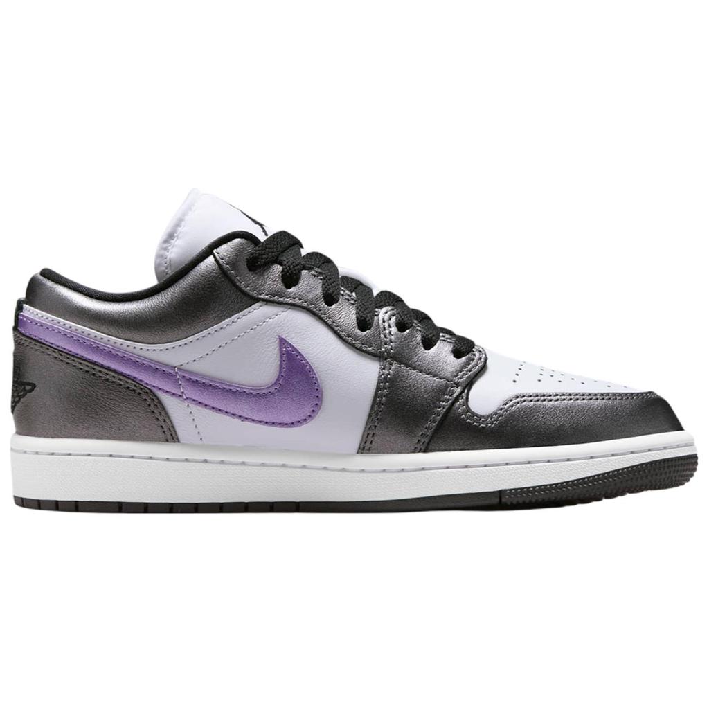 Jordan Air Jordan 1 Anti Slip Wear Resistant Low Top Vintage Basketball Shoes Women's Purple Black Jordan HJ5910-105