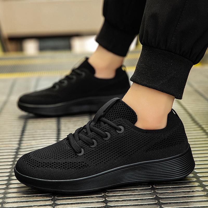 Autumn New Men's Running Shoes Outdoor Casual Breathable Soft Sole Lightweight Shock-absorbing Sports Shoes Couple Shoes