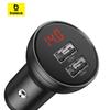 Baseus Digital Display Dual USB 4.8A Car Charger 24W