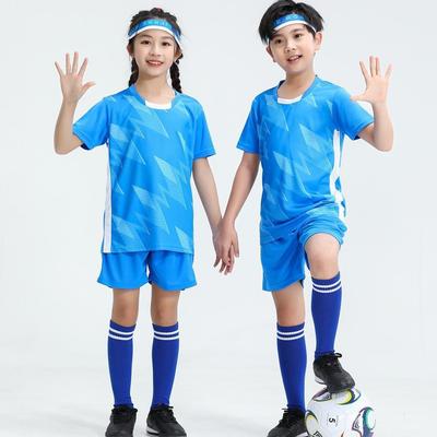 Football Jersey Set Men'S Training Jersey Long-Sleeved Student Sports Clothes Competition Jersey Women'S Football Jersey Quick-Drying Class Uniform