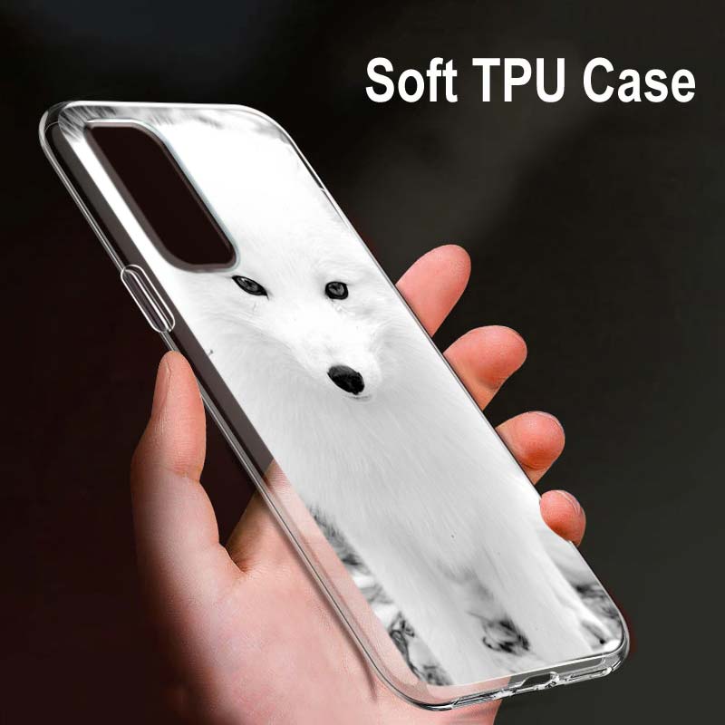 

Милый песец для OPPO Reno7 SE 6 5 ZF 4G 5G Find X2 X3 Neo Lite Pro Plus, прозрачный мягкий чехол для телефона OPPO Reno7 5G