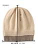 Aecsoc 100% Cashmere Beret, One Size Fits All, Knit Cap for Men and Women, QPS801 (Beige)