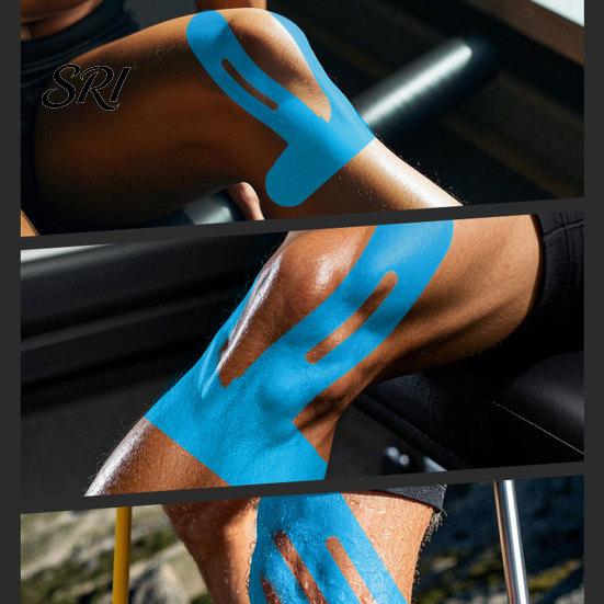 Easy Apply Kinesiology Tape Precut Knee Pain Relief Ligament Support Stability Breathable Ankle Wrap Elastic Athletic Kinetic Muscle Strip Patch
