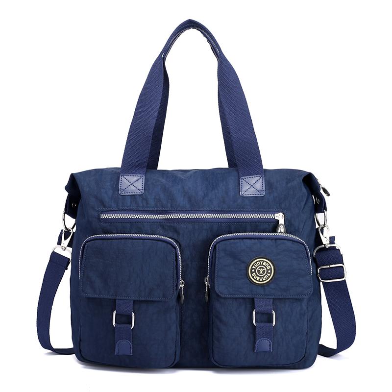 Women's Large Tote Bag with Multiple Pockets – Stylish Multi-Color Shoulder Bag for Work, Shopping & Travel