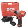 DCK 12V Cordless Impact Driver Full Set Two Batteries 3A Charger and KDPL04-8(EK) (Includes 2.0Ah LB1220-1, FFCL12-4, Case)