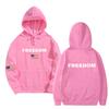 Women's And Men's  Fashionable Hooded Long Sleeved Printed Casual Pullover Unisex Sweatshirt Top