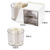1pc Desk Organizer with 2 Drawer, Rotating Pen Holder for Desk, Desk Organizers and Accessories for Office Home Art Supplies