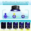 30W Aquarium LED Reef Light Dimmable Full Spectrum Marine Fish Tank Light Saltwater Nano Aquarium LPS SPS Lighting System